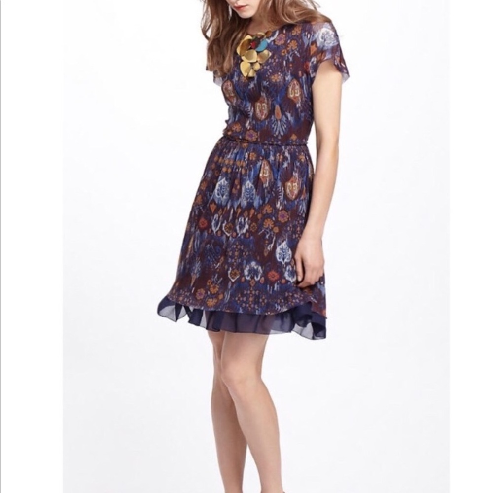Anthropologie Weston Wear Caraz Floral Tulle Dress